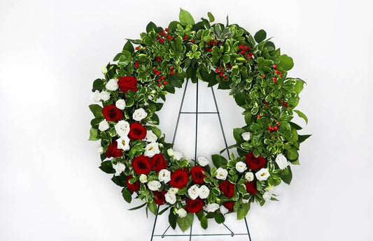 Deep Heartfelt Wreath